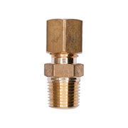 Brass Male Compression To Pipe Adapter 3/16" Tube 1/8" Pipe