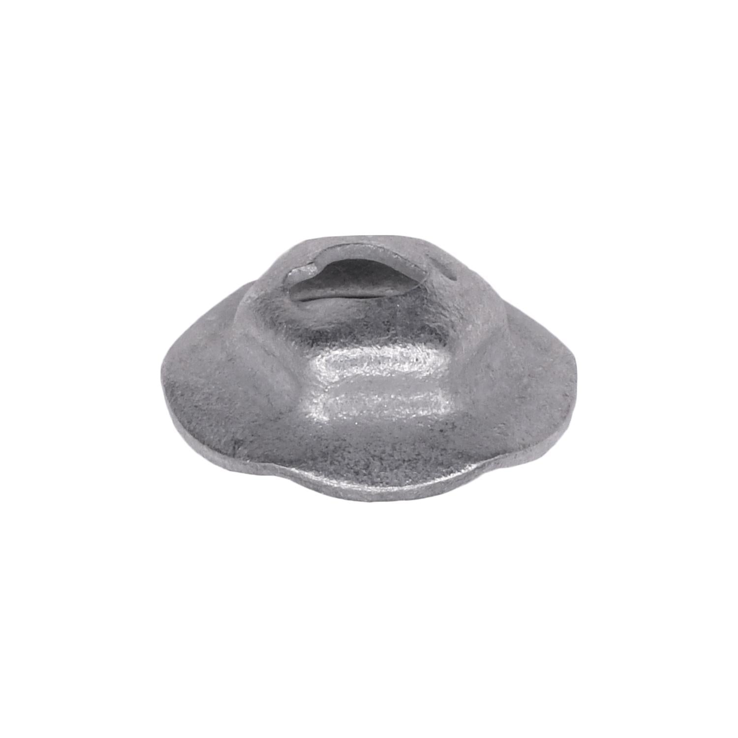 Thread Cutting Nut 4mm Stud Size - Zinc