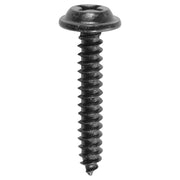 Phillips Flat Washer Head Tapping Screw 8 x 1" Black