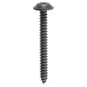 Phillips Flat Washer Head Tapping Screw 8 x 1-1/2" Black