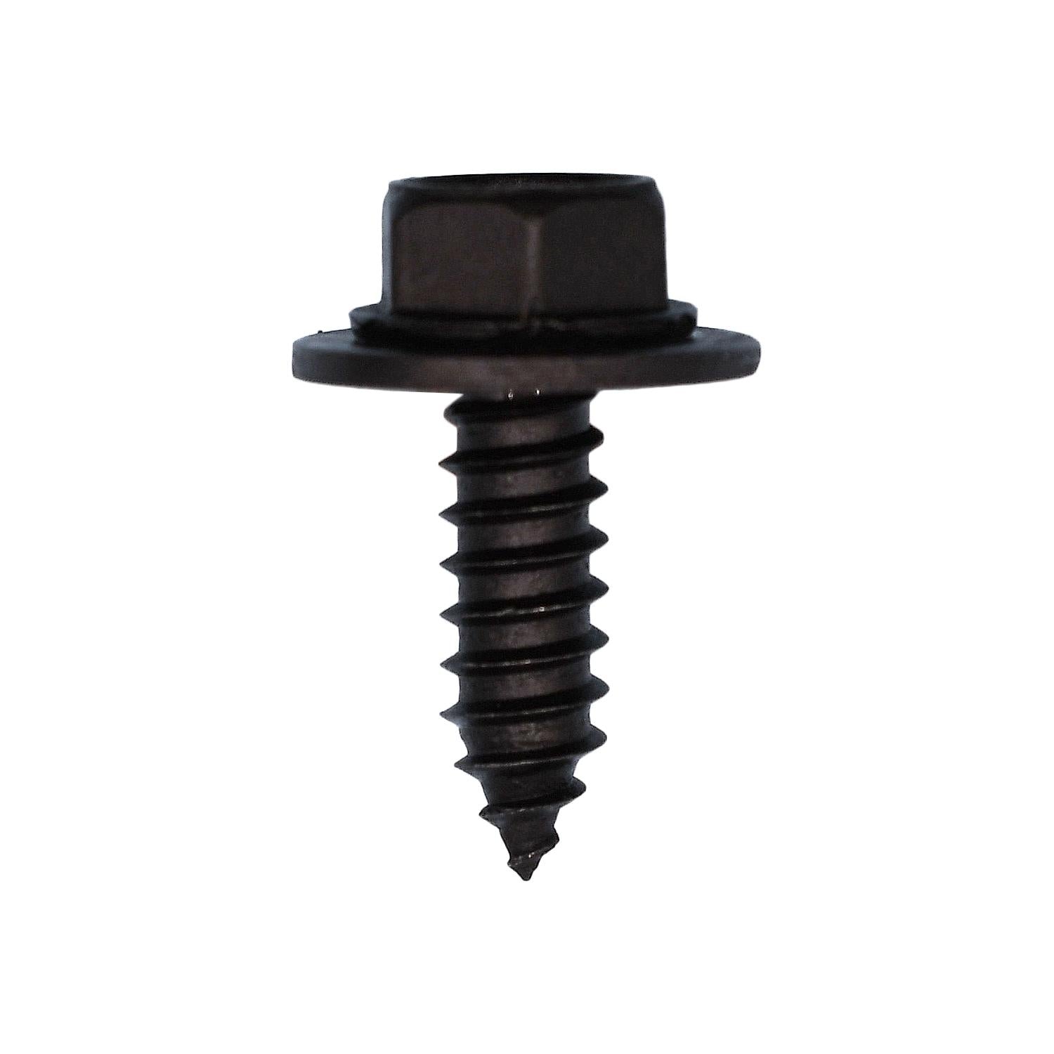 6.3-1.81 x 20mm Hex Washer Head Sems - Black Polyseal