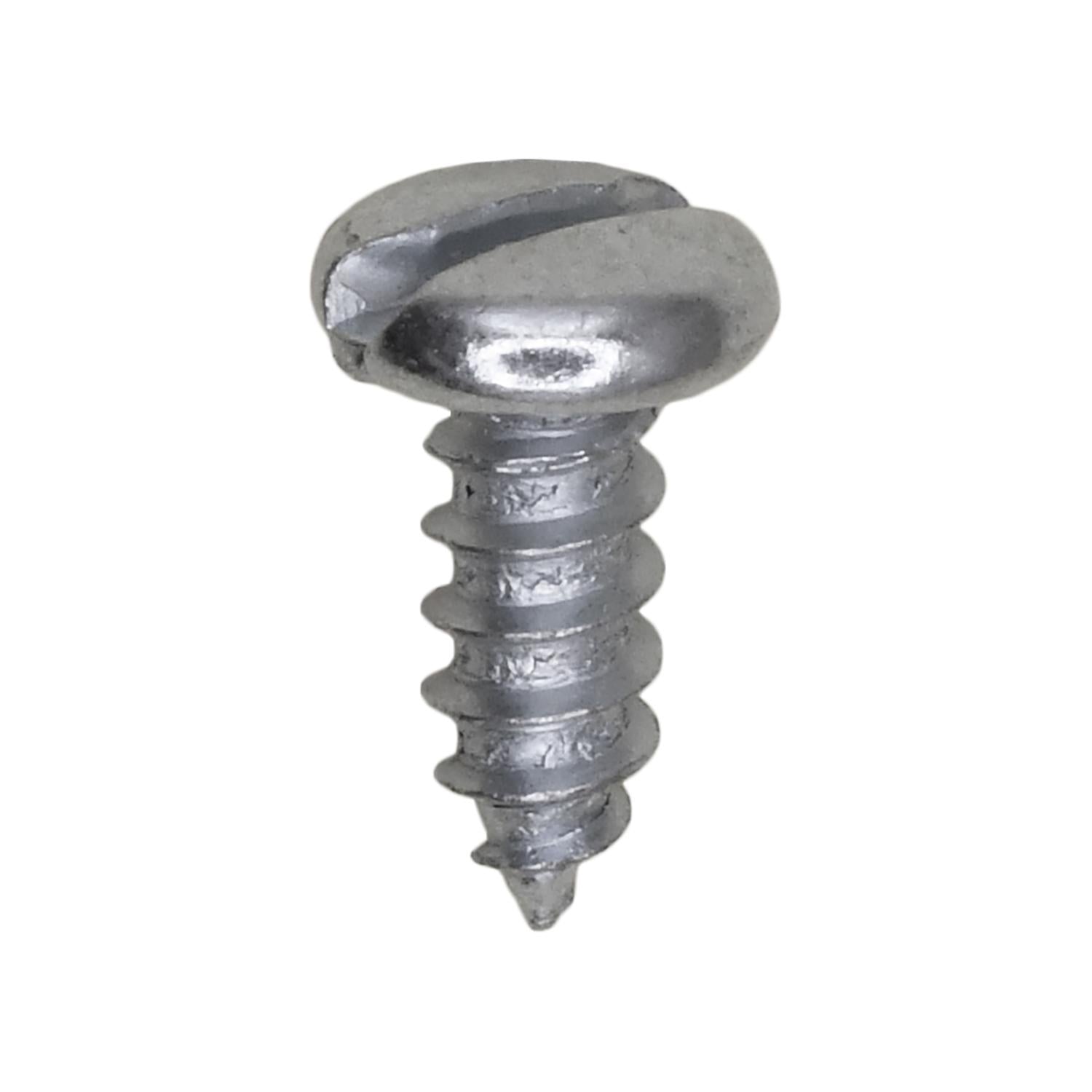 6 x 3/8" Slotted Pan Head Tapping Screw Zinc Ab
