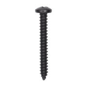 Phillips Pan Head Tapping Screw 10 x 1-1/2" Black Oxide
