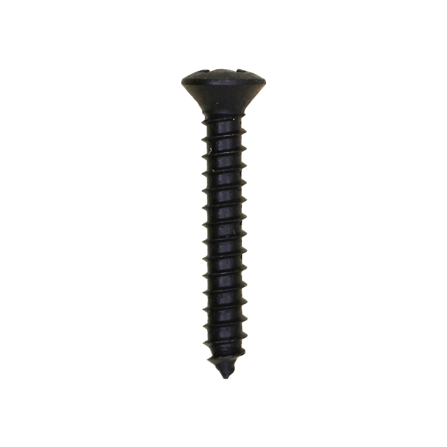 Phillips Oval Head Tapping Screw 4 x 3/4" Black Oxide