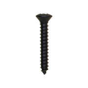 Phillips Oval Head Tapping Screw 4 x 3/4" Black Oxide