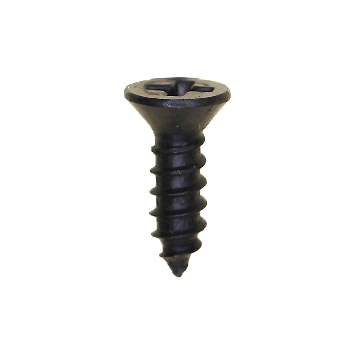 Phillips Flat Head Tapping Screw 4 x 3/8" Black Oxide