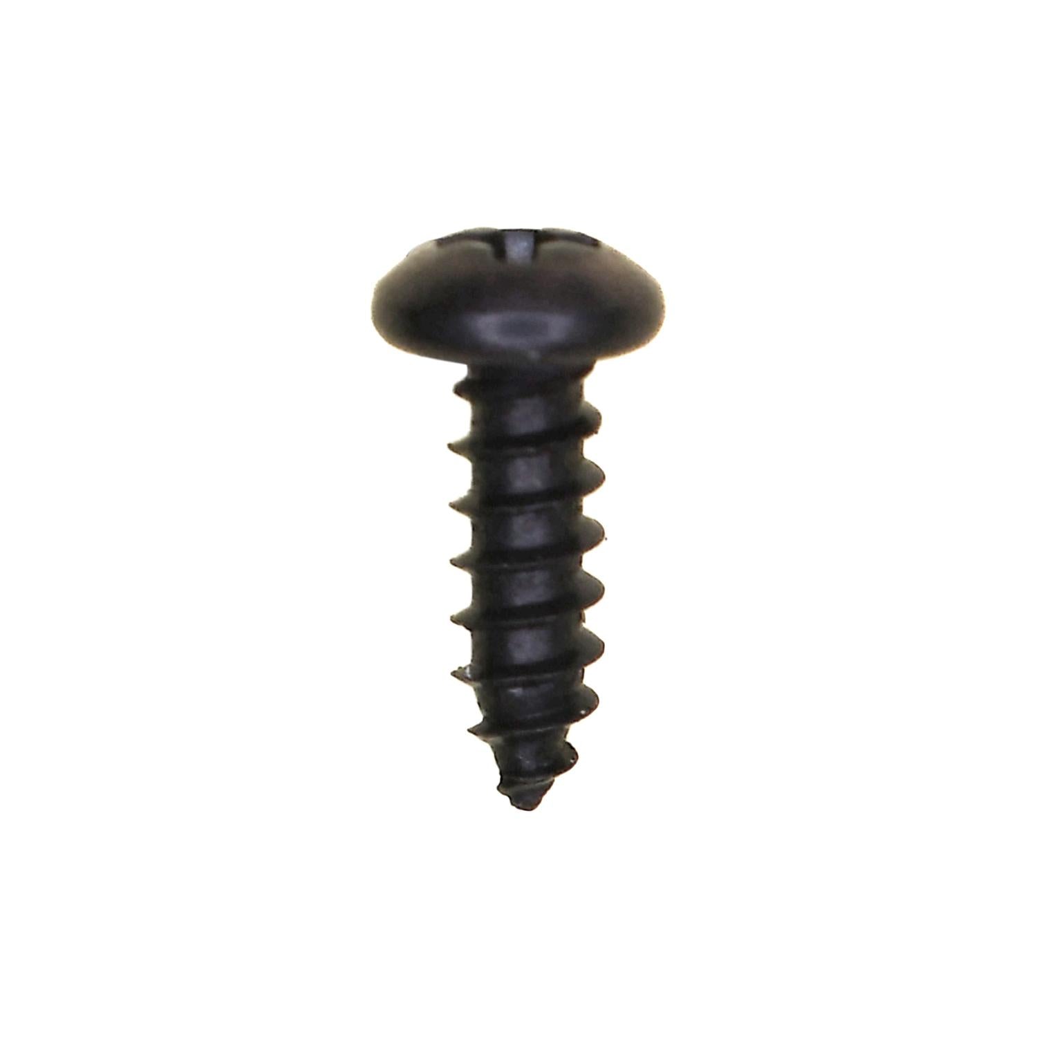 Phillips Pan Head Tapping Screw 4 x 3/8" Black Oxide