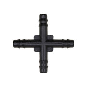 Nylon Cross Connector 3/16" All Ends