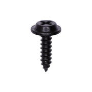 Phillips Flat Washer Head Tapping Screw #6 x 1/2" Black