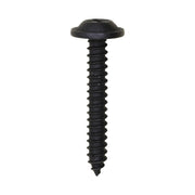 Phillips Flat Washer Head Tapping Screw #10 x 1-1/4" Black