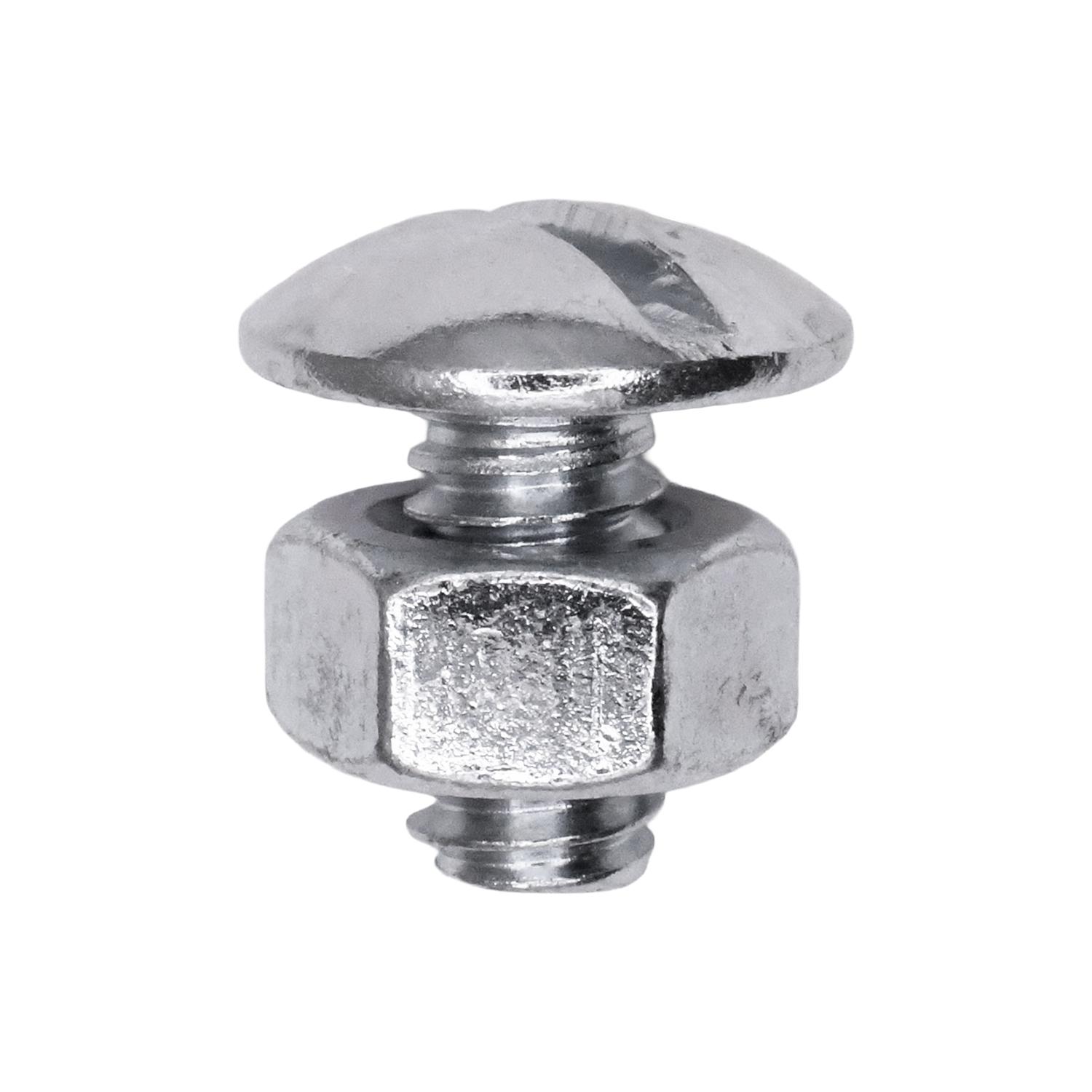 1/4"-20 x 1/2" Slotted Truss Head Zinc M/S