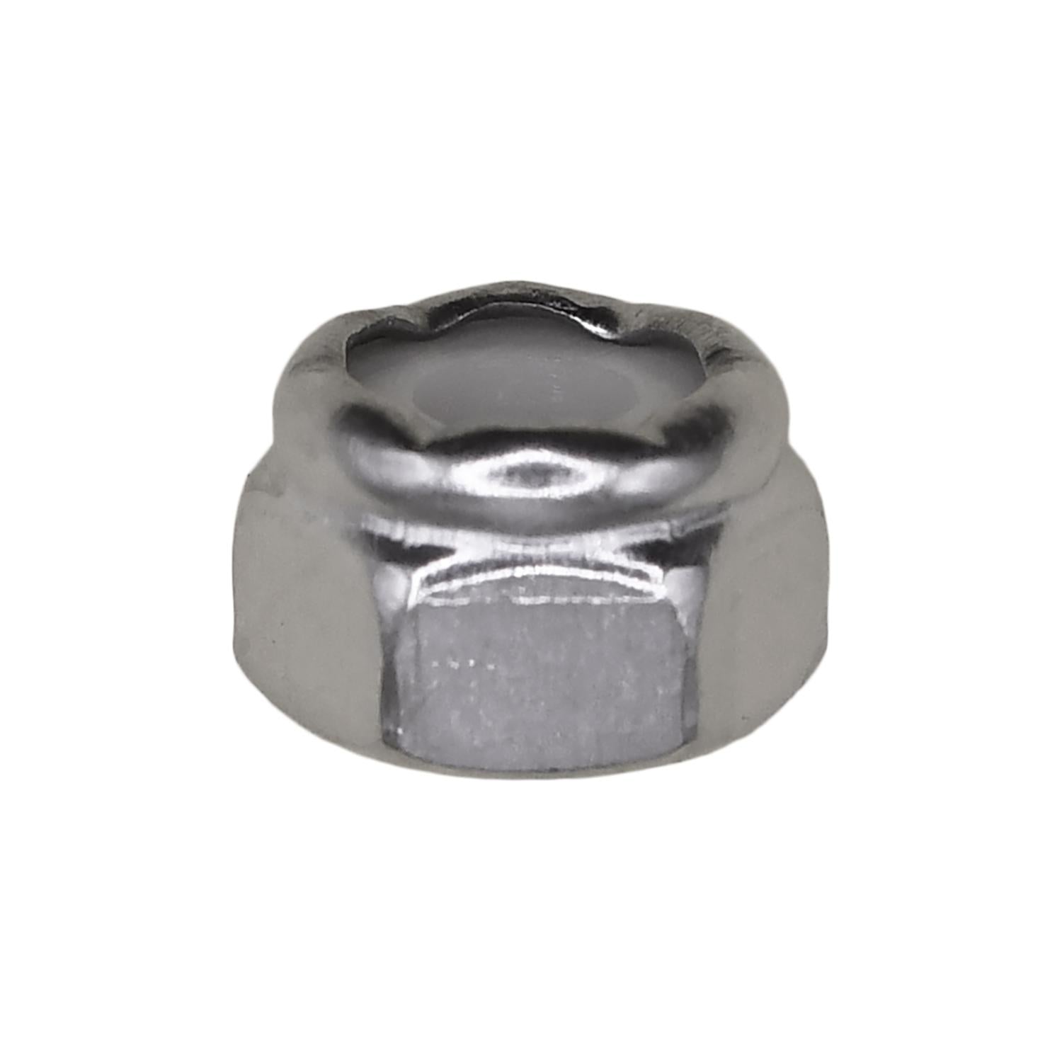 6-32 Nylon Lock Nut 18-8 Stainless Steel