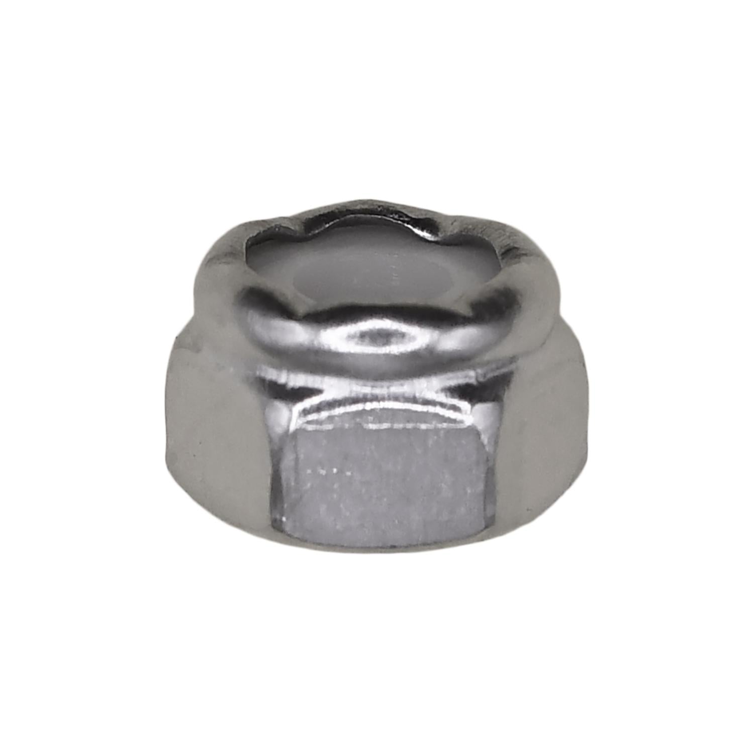 8-32 Nylon Lock Nut 18-8 Stainless Steel