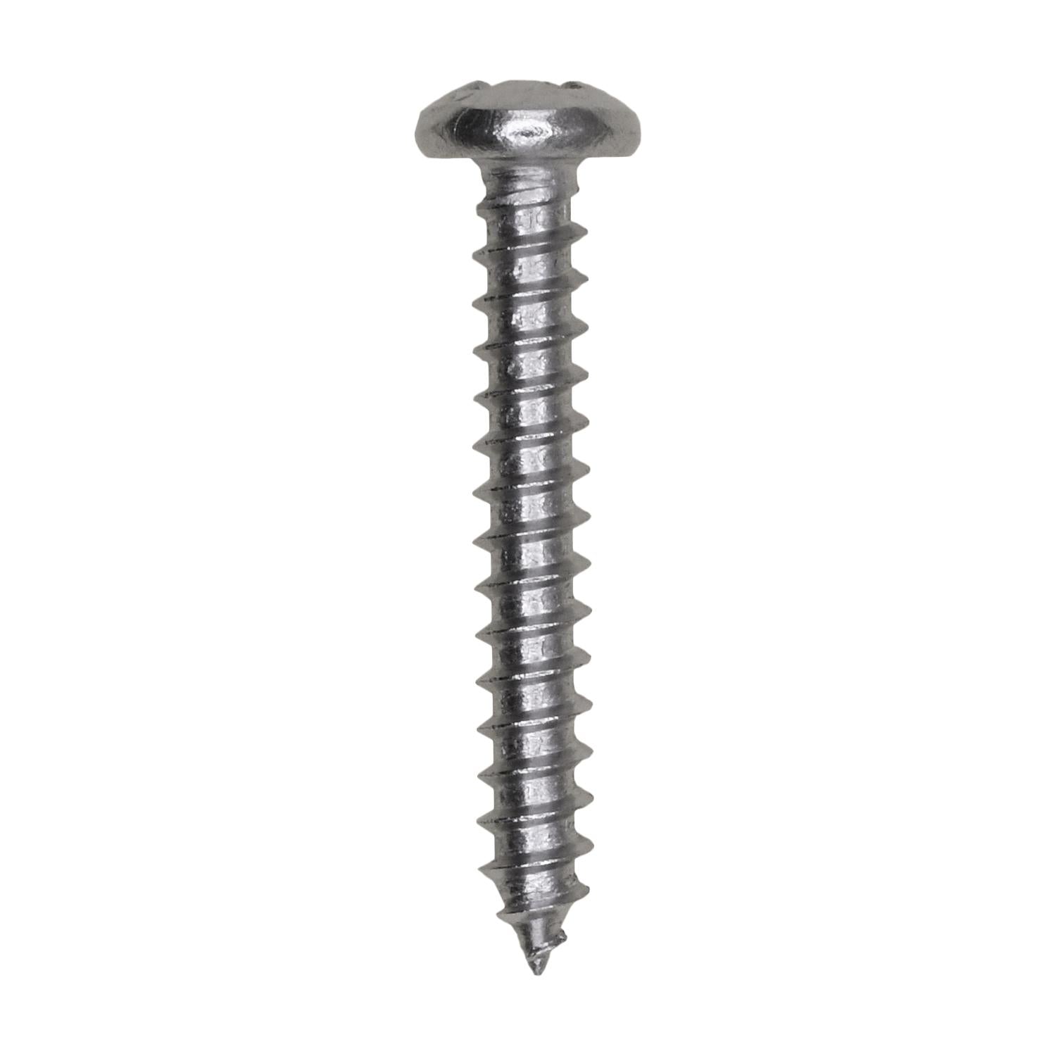6 x 1" Phillips Pan Head Tapping Screw 18-8