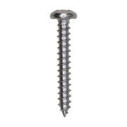 6 x 1" Phillips Pan Head Tapping Screw 18-8