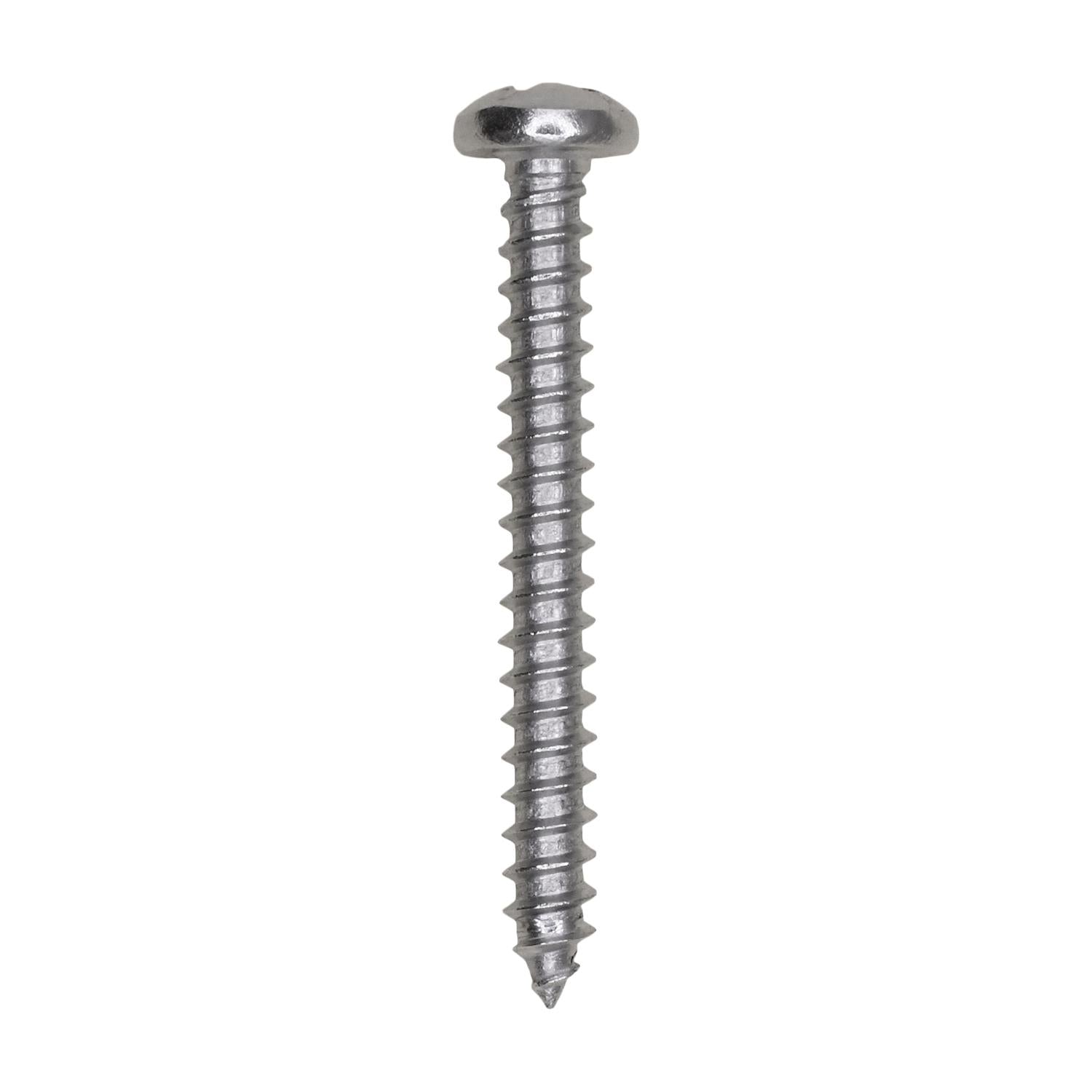 6 x 1-1/4" Phillips Pan Head Tapping Screw 18-8