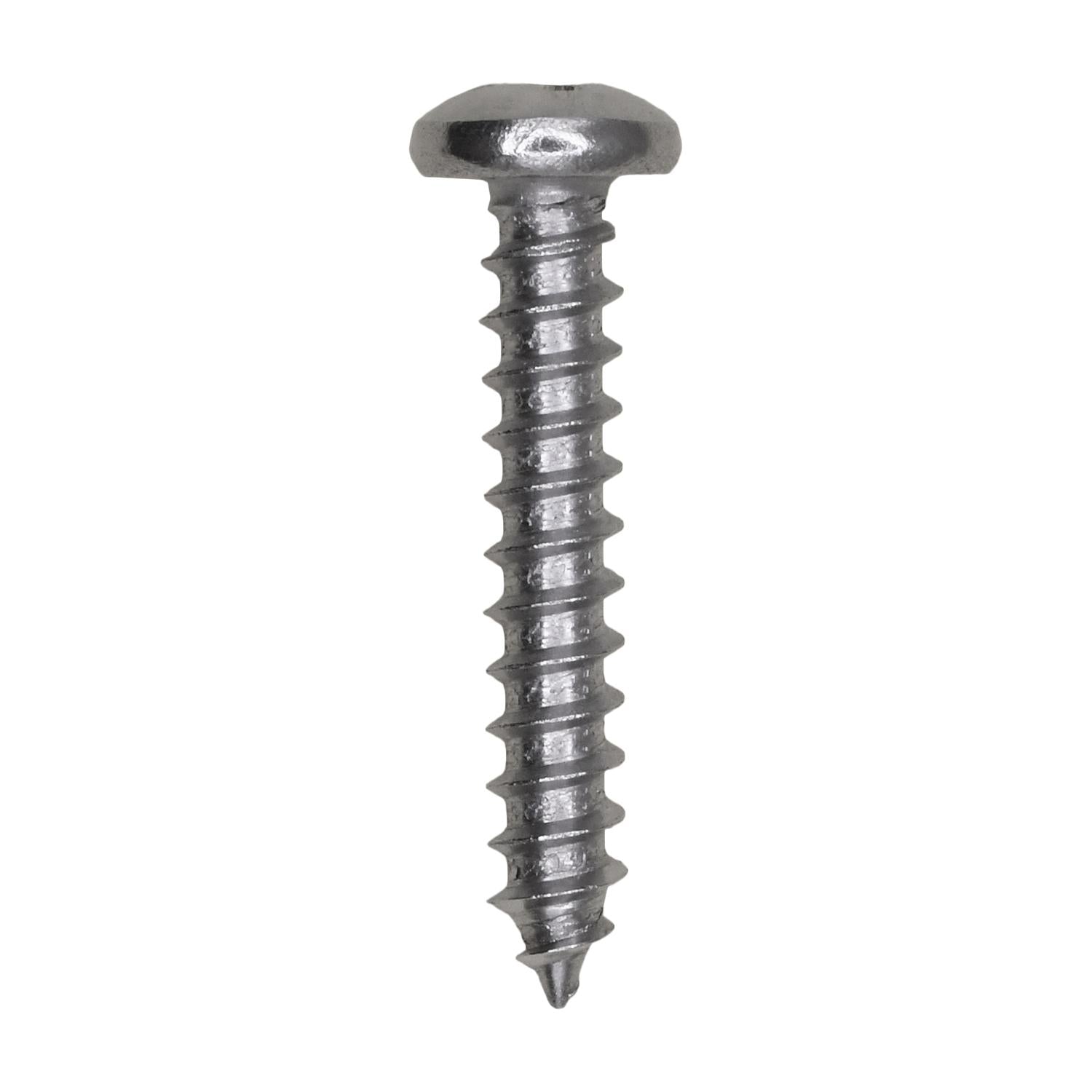 8 x 1" Phillips Pan Head Tapping Screw 18-8