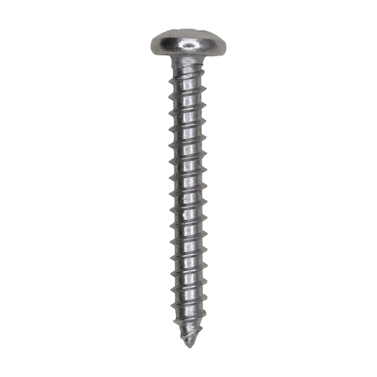 8 x 1-1/4" Phillips Pan Head Tapping Screw 18-8