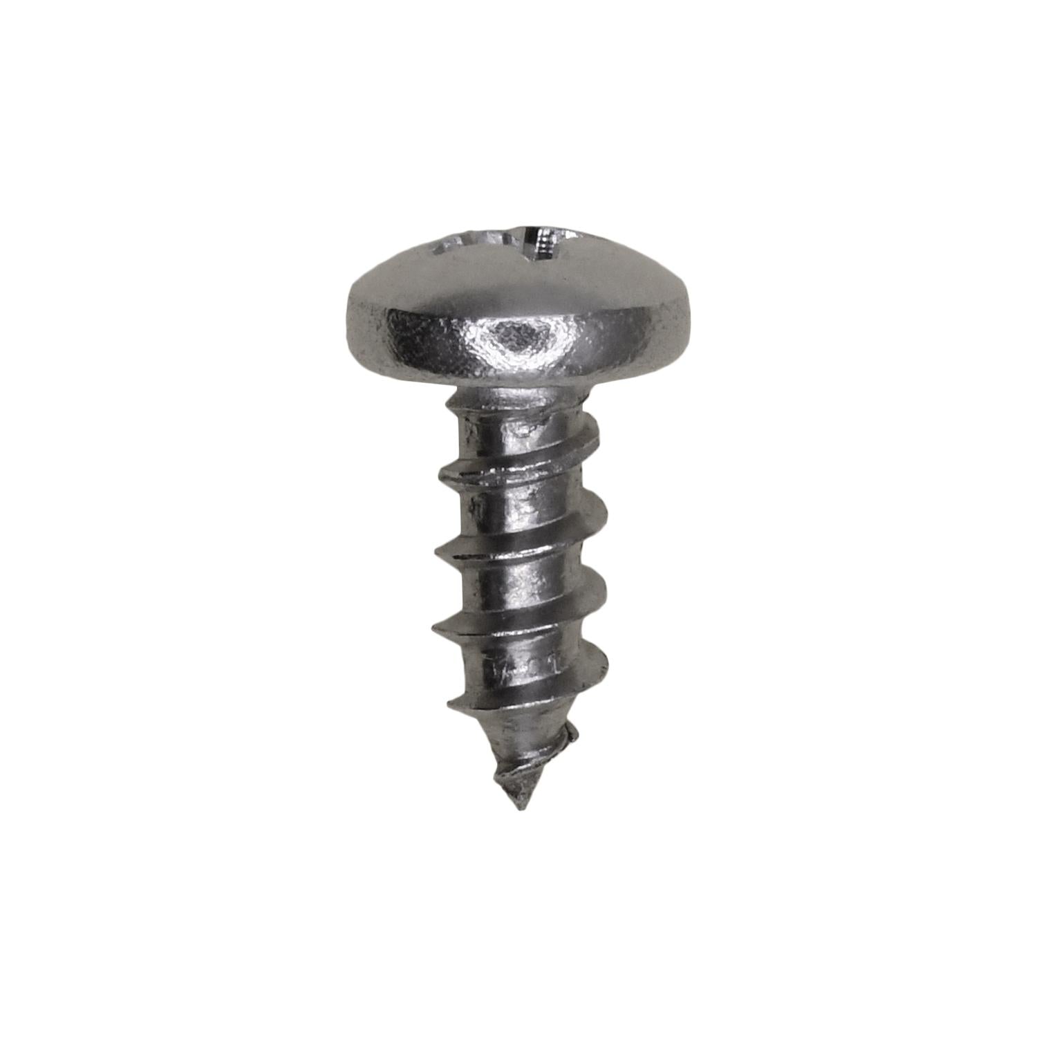 10 x 1/2" Phillips Pan Head Tapping Screw 18-8