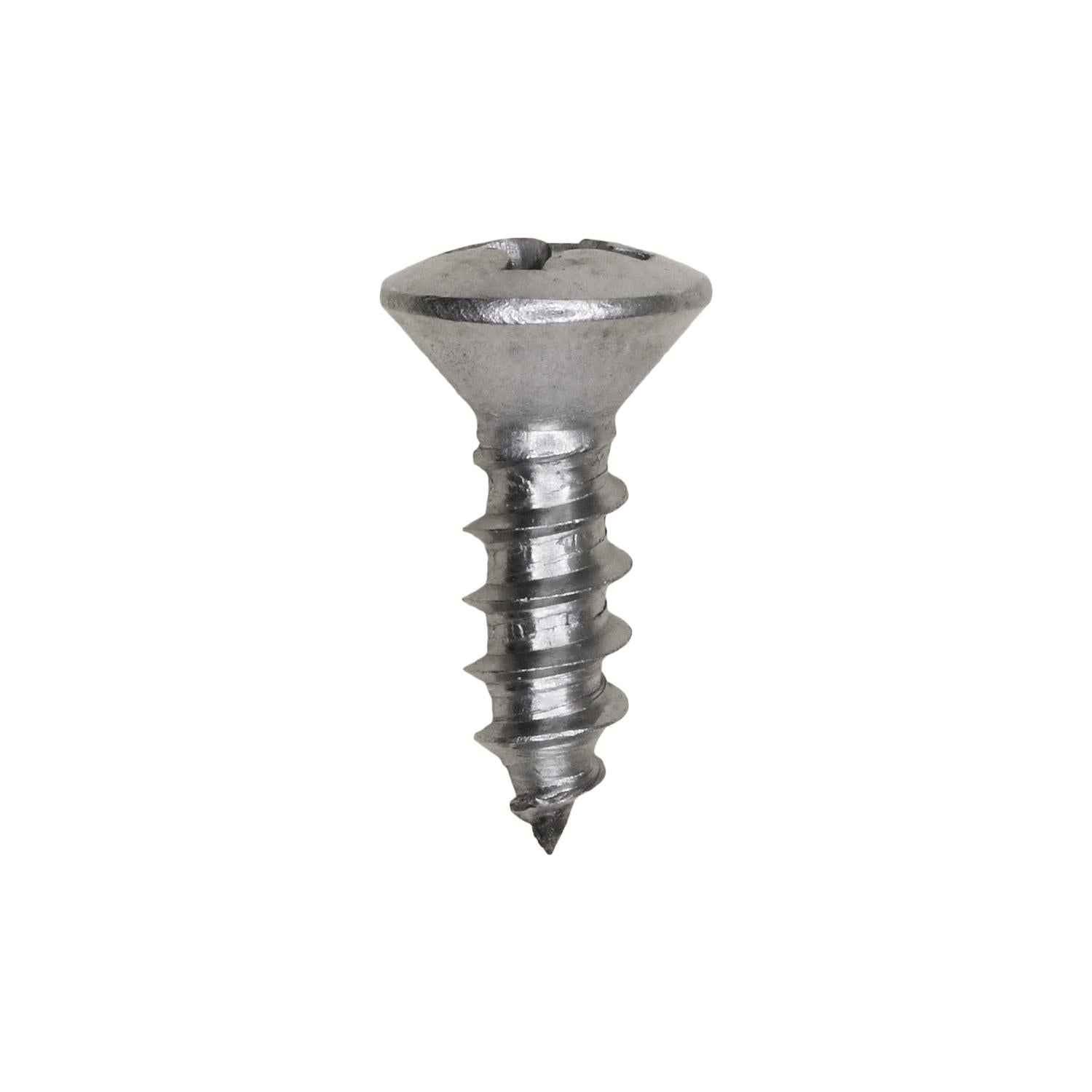 12 x 3/4" Phillips Oval Head Tapping Screw 18-8