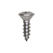 12 x 3/4" Phillips Oval Head Tapping Screw 18-8
