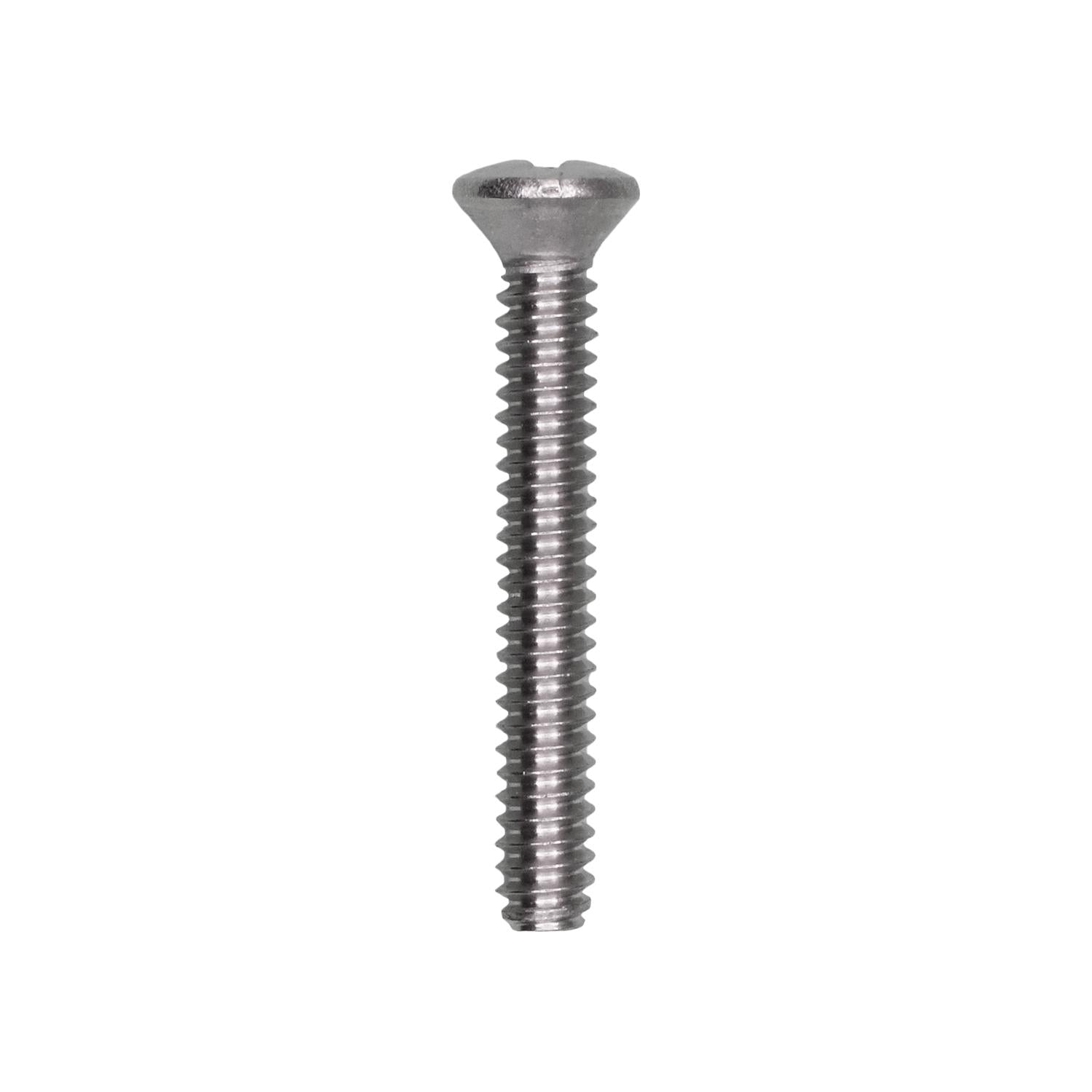 6-32 x 1-1/4" Phillips Oval Head Machine Screw 18-8