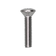 8-32 x 3/4" Phillips Oval Head Machine Screw 18-8