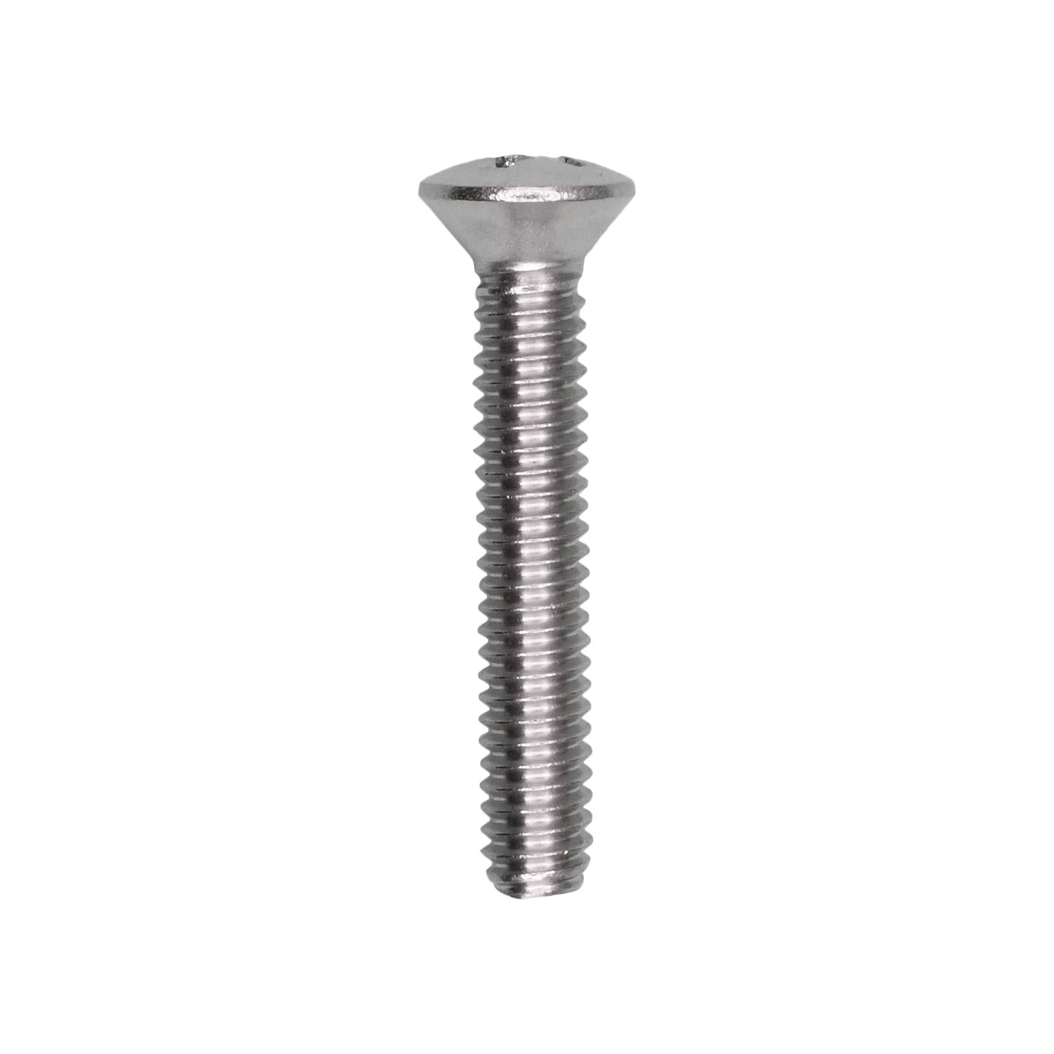 8-32 x 1" Phillips Oval Head Machine Screw 18-8