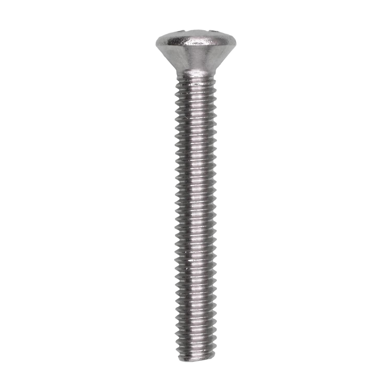 8-32 x 1-1/4" Phillips Oval Head Machine Screw 18-8