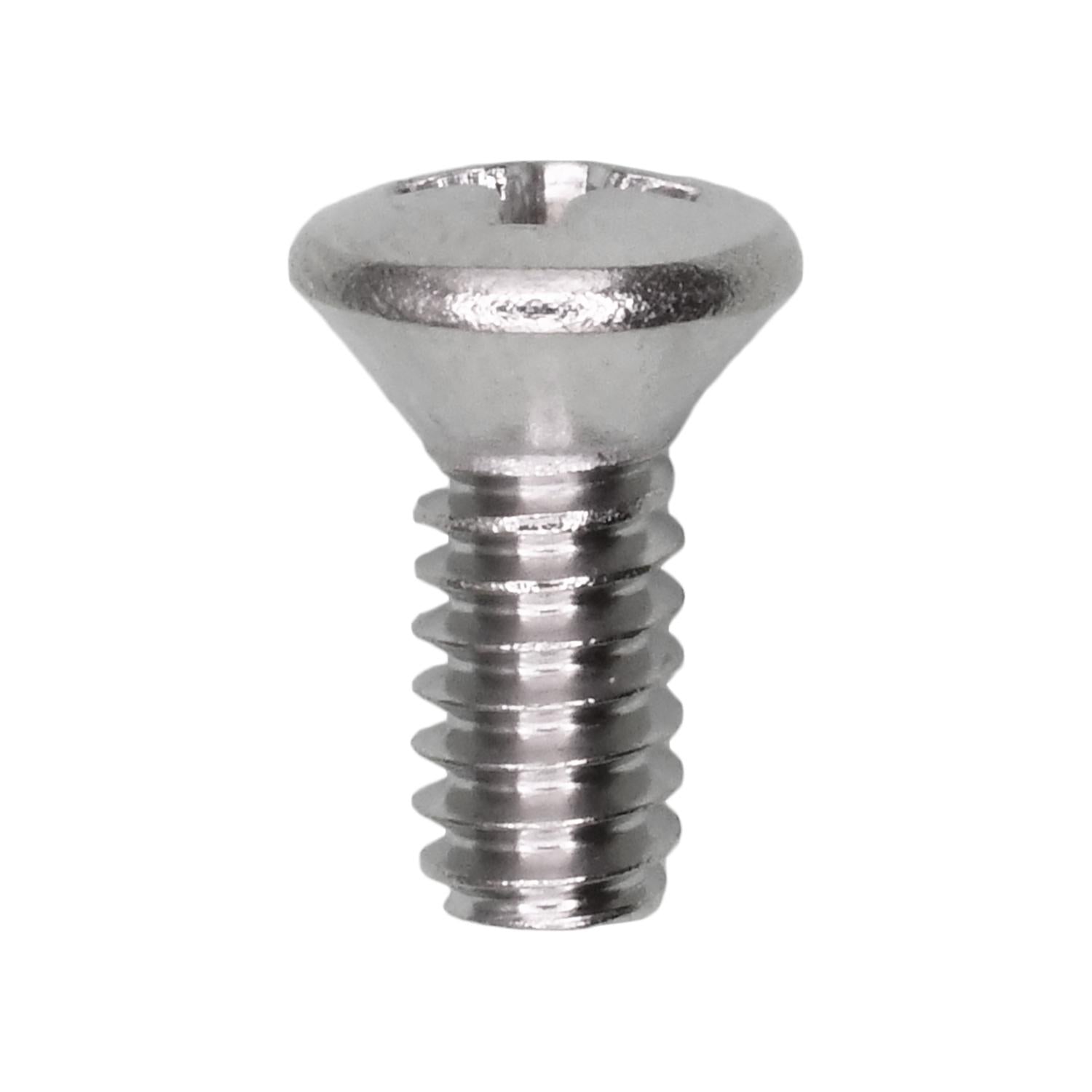 10-24 x 1/2" Phillips Oval Head Machine Screw 18-8