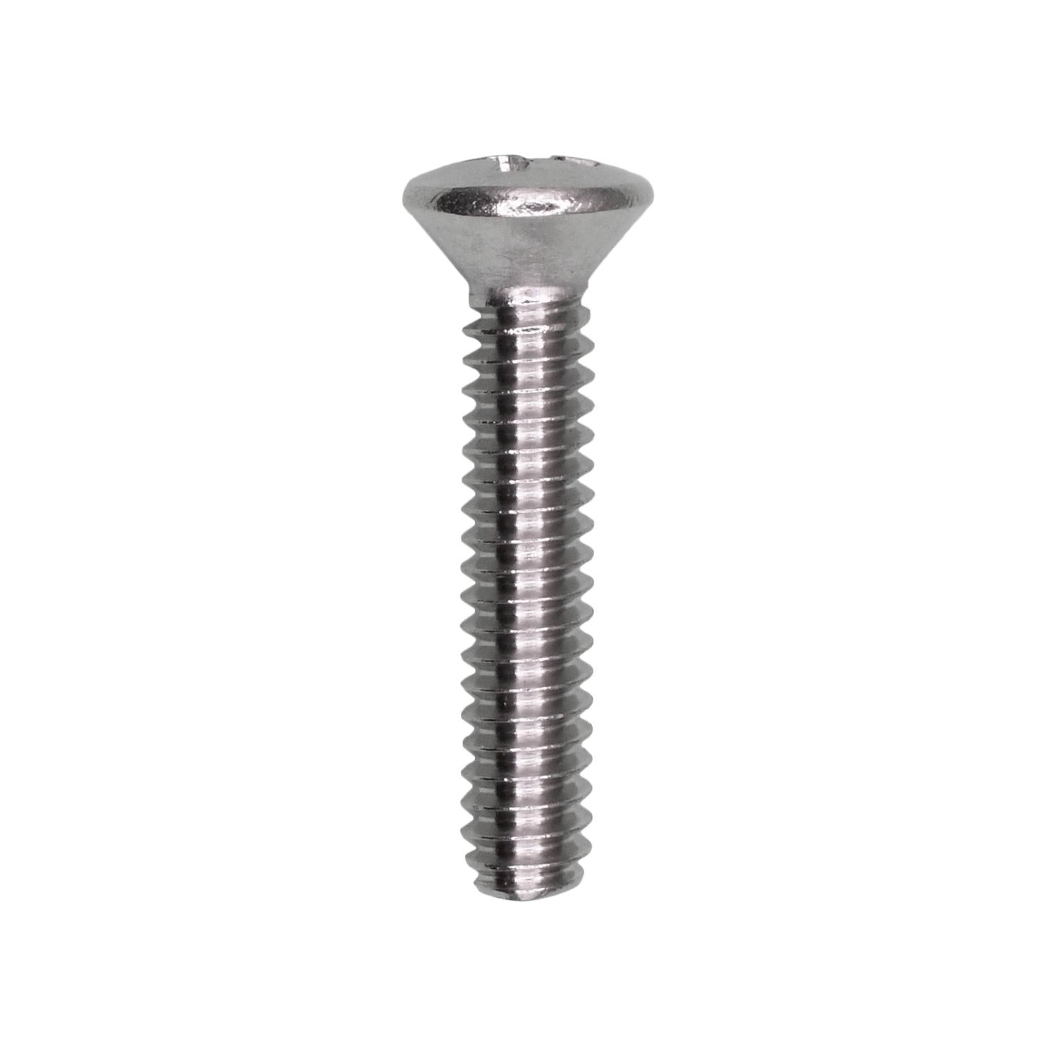 10-24 x 1" Phillips Oval Head Machine Screw 18-8