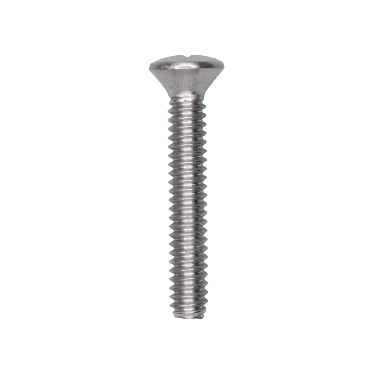 10-24 x 1-1/4" Phillips Oval Head Machine Screw 18-8