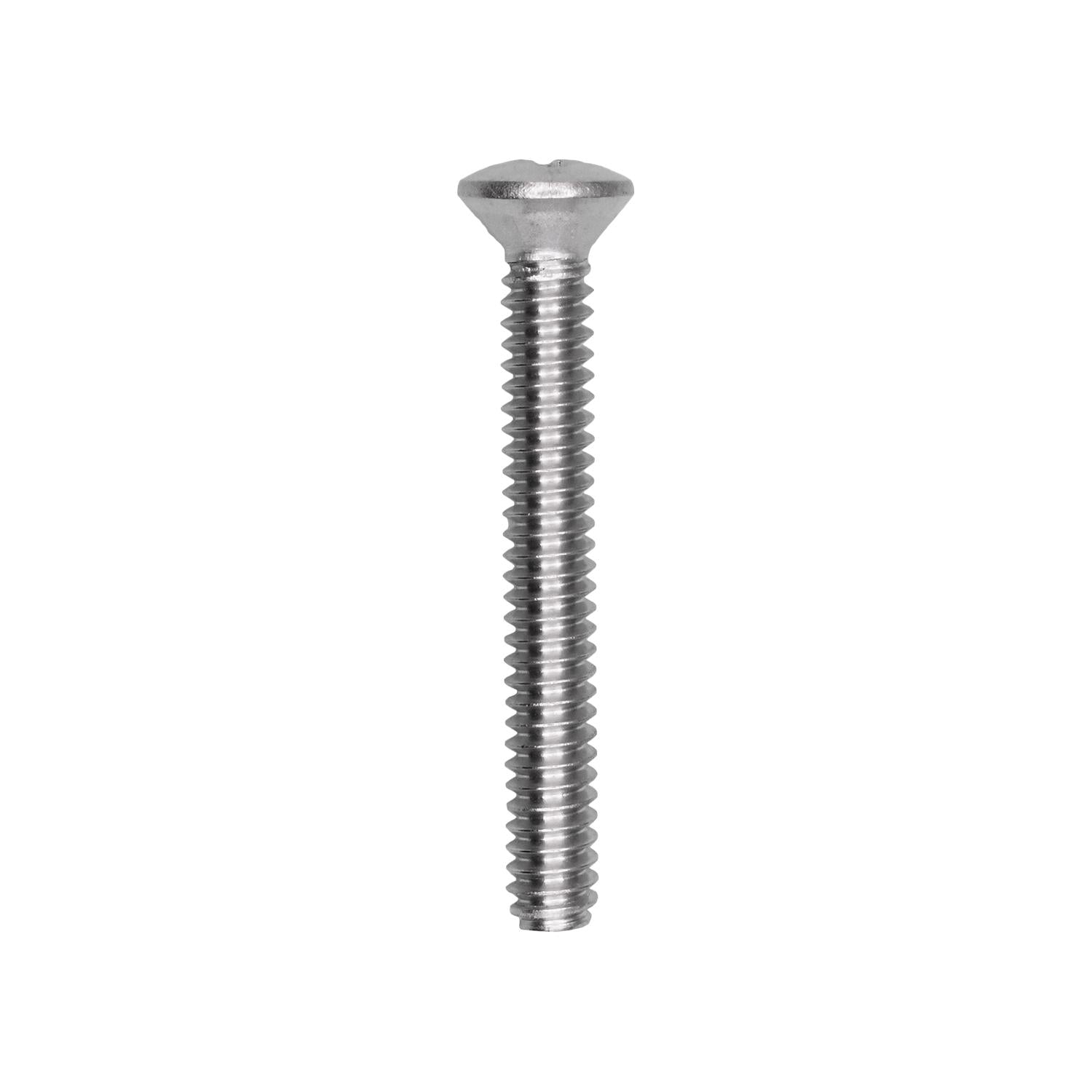10-24 x 1-1/2" Phillips Oval Head Machine Screw 18-8