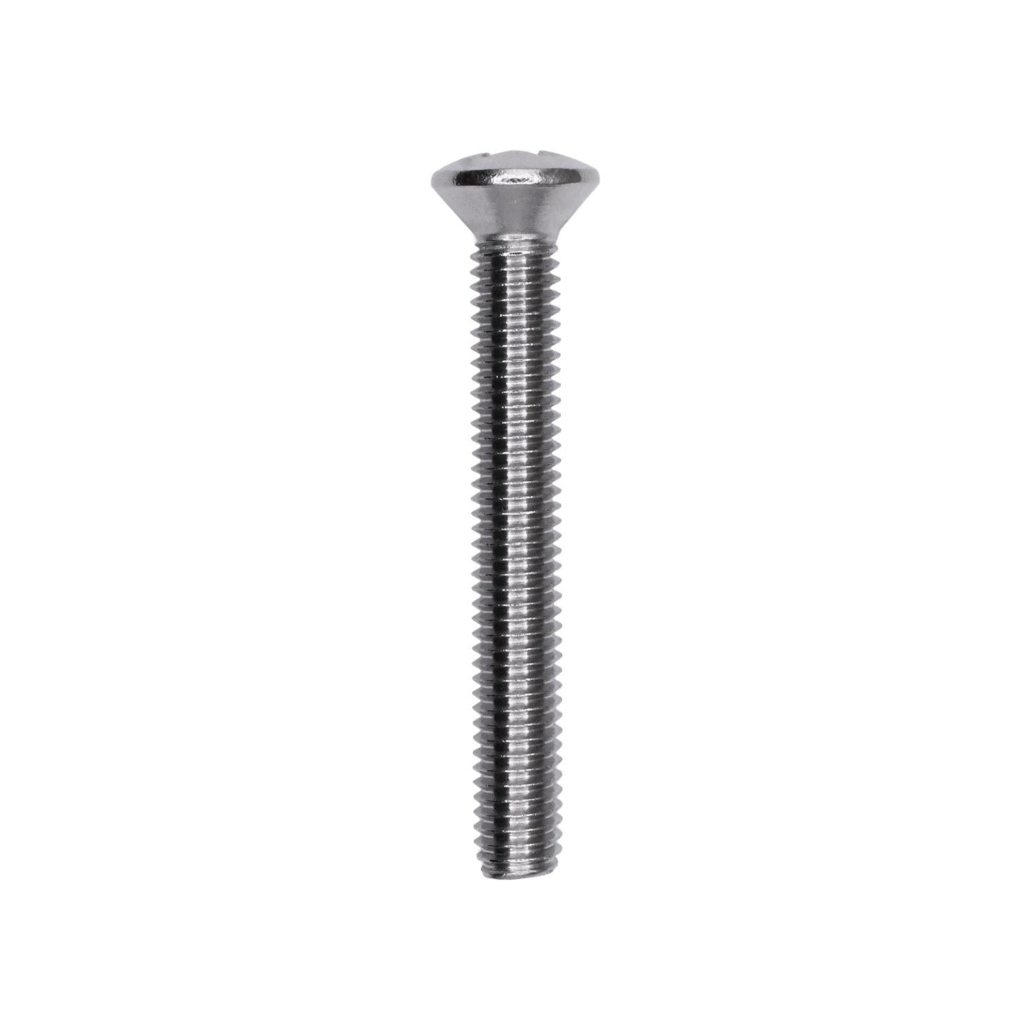 10-32 x 1-1/2" Phillips Oval Head Machine Screw 18-8