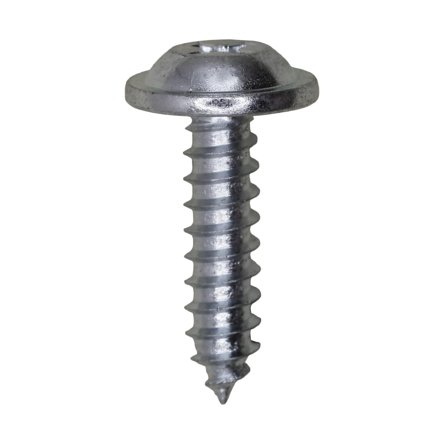 #10 x 3/4" Phillips Flat Top Washer Head Tapping Screw 15/32" Diameter