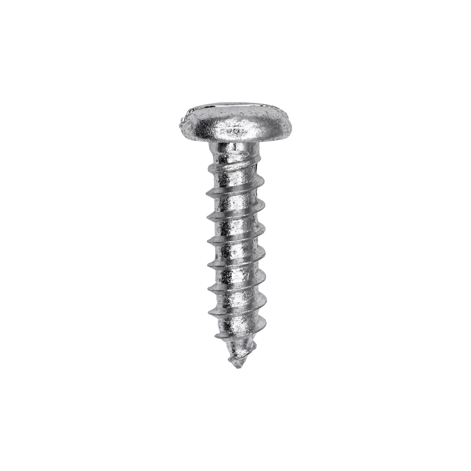 Slotted Pan Head Tapping Screw 14 x 1" Zinc