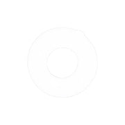 Nylon Flat Washer 1/16" Bolt140 Inside Diameter .062 Thick