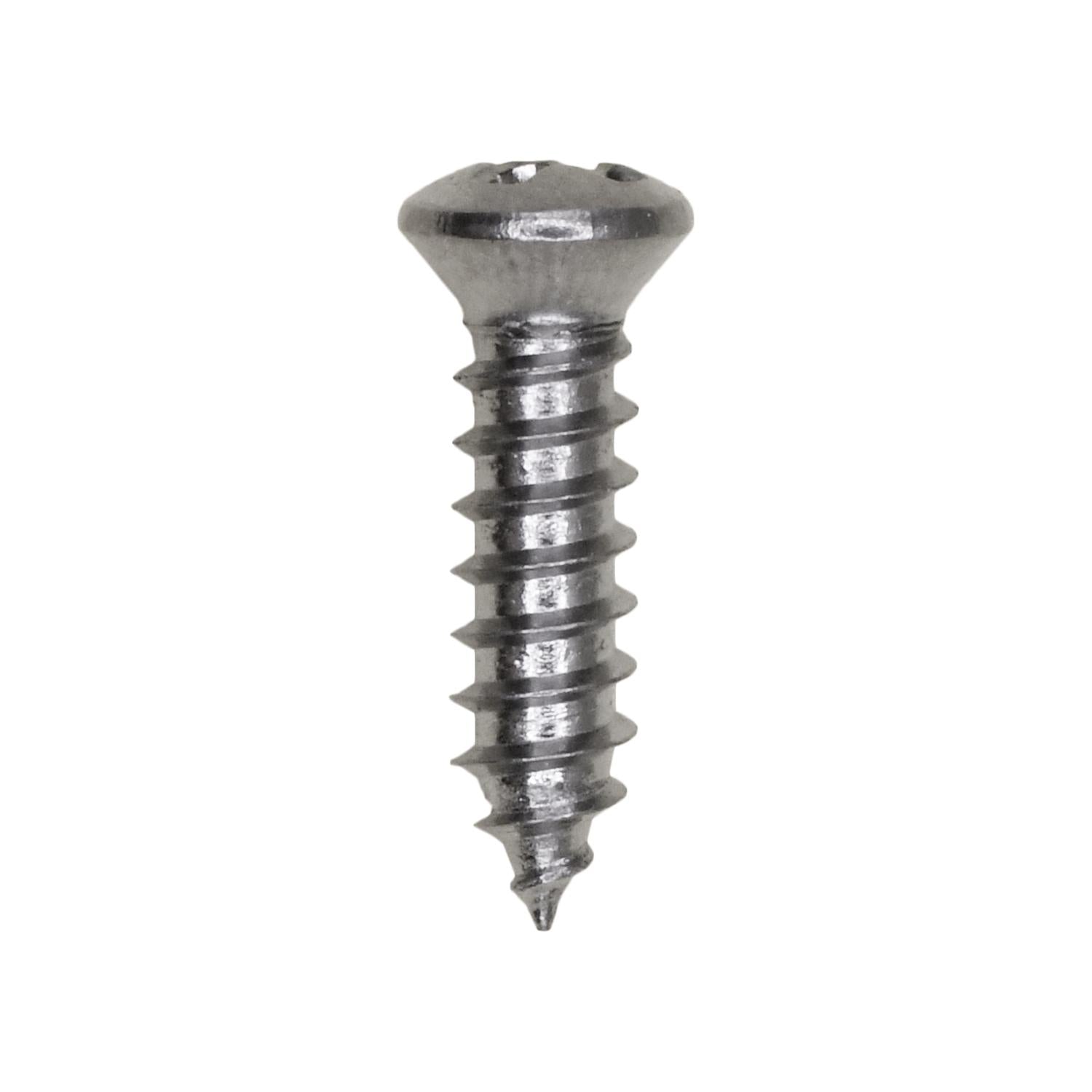 Phillips Oval Head Tapping Screw 8 x 5/8" #6 Head