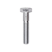 DIN 931, 6 x 30mm Metric Cap Screw Zinc