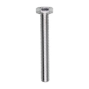 DIN 931, 6 x 45mm Cap Screw Zinc Grade 8.8