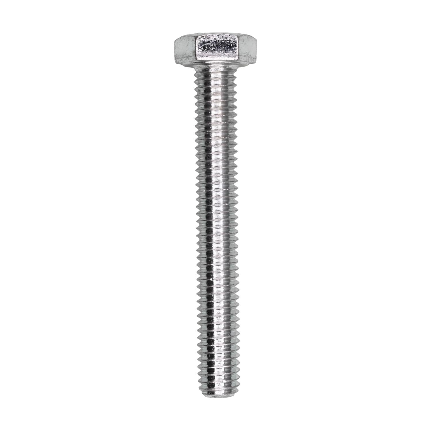 DIN 931, 6 x 45mm Cap Screw Zinc Grade 8.8
