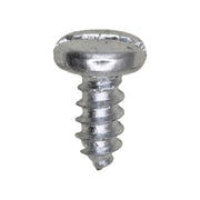 Slotted Pan Head Tapping Screw 8 x 3/8" Zinc