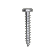 Slotted Pan Head Tapping Screw 8 x 1" Zinc