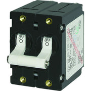 7233 A-Series Double Pole Toggle - 10AMP - White