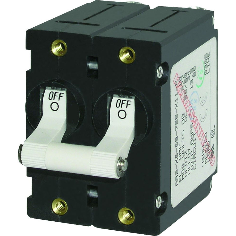 7238 A-Series Double Pole Toggle - 30AMP - White