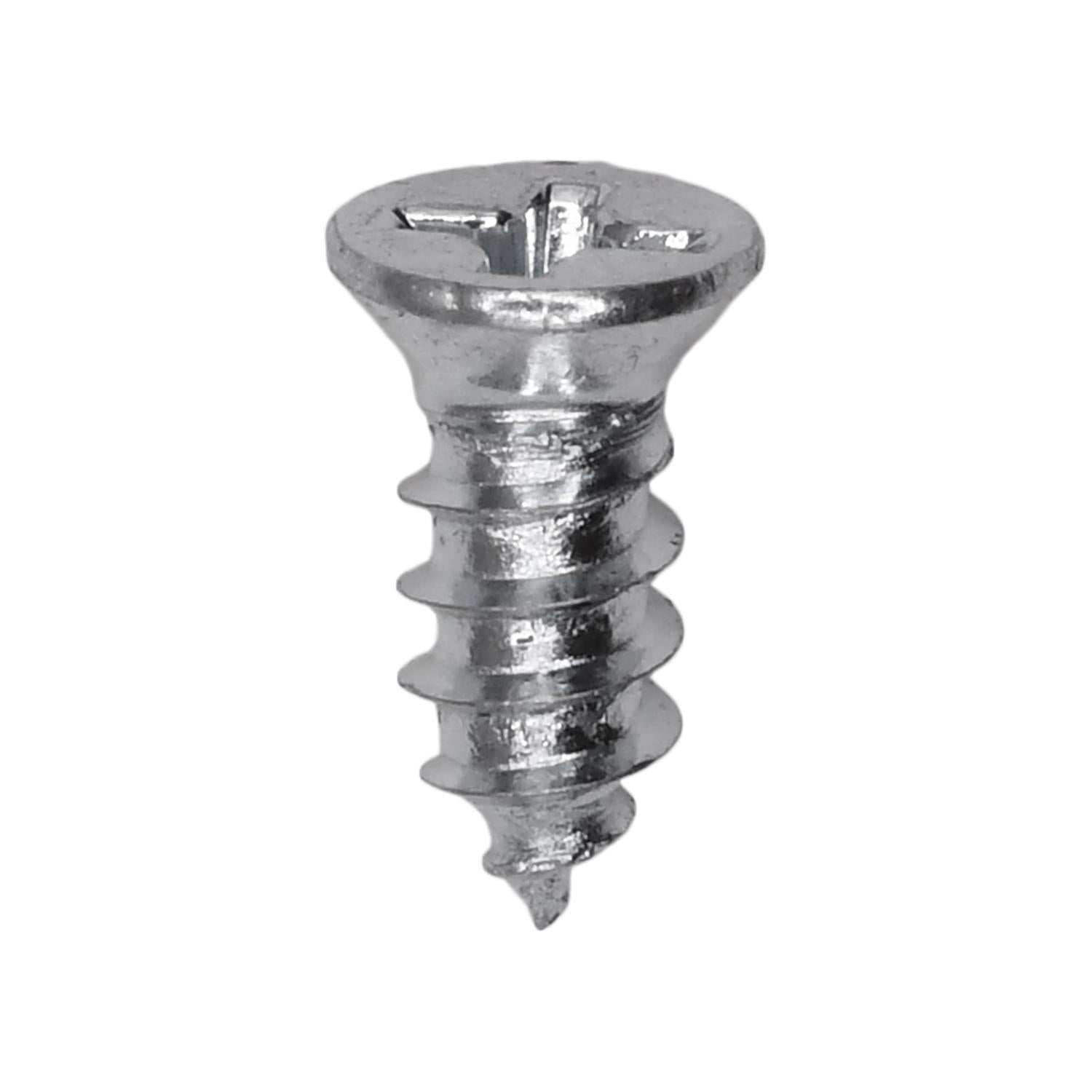 Phillips Flat Head Tapping Screw 8 x 7/16" #6 Head Zinc