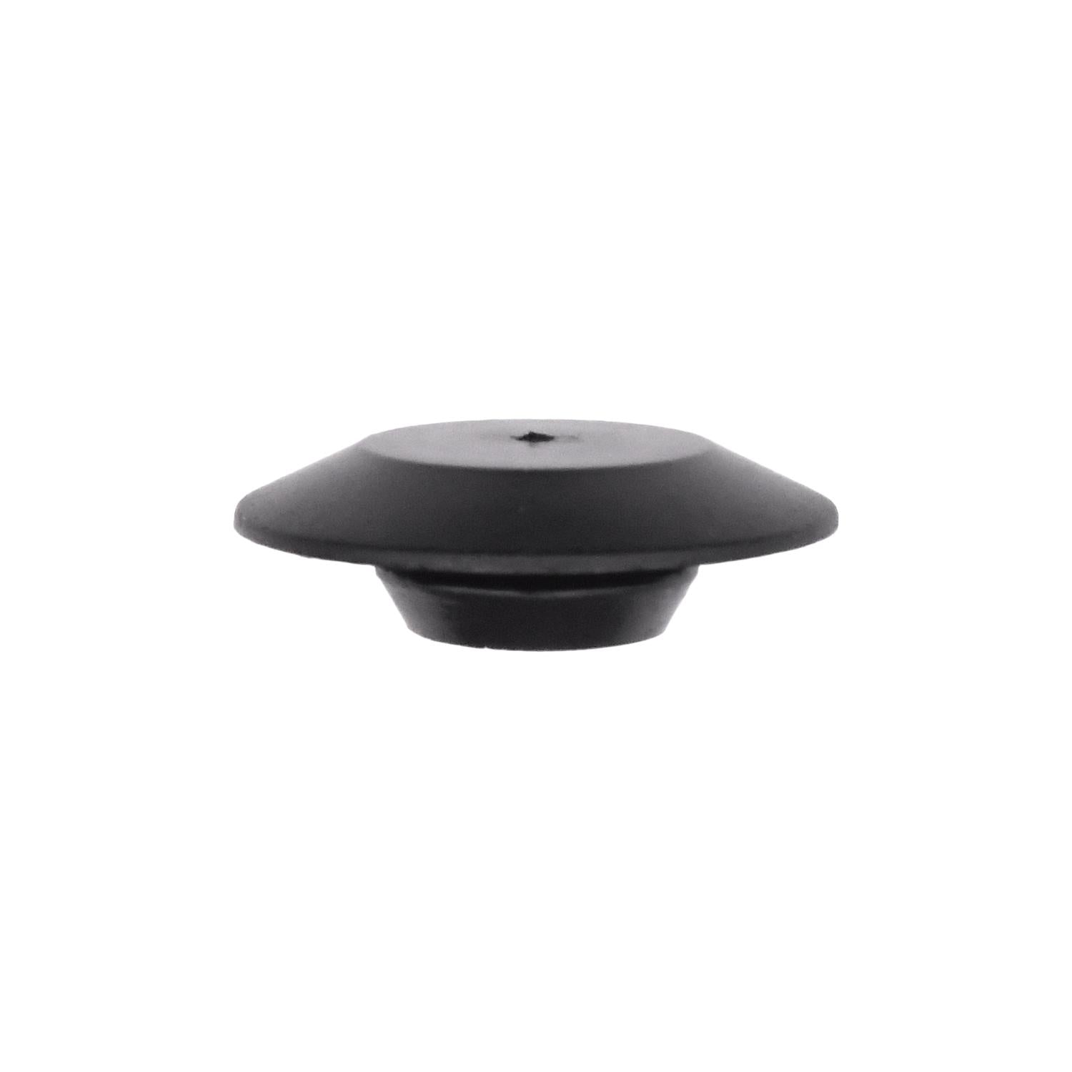 Flush Sheet Metal Plug Plastic 3/8" Hole Black