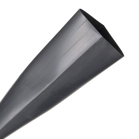 Heat Shrink Thin-Wall Tubing, 2:1 I.D. Shrink Ratio, 4 in I.D. Before Shrinking, Black, 50 ft
