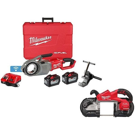 M18 FUEL Pipe Threader+M18 FUEL Band Saw