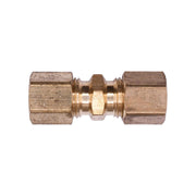 Brass Compression Union 1/4" Tube Size